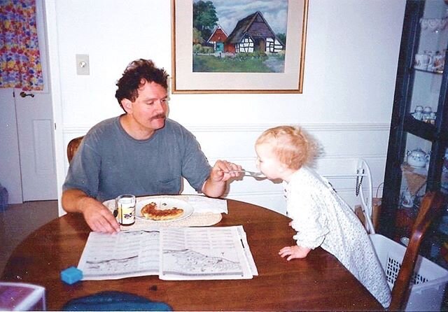Happy Father&rsquo;s Day to my favorite photo of my Dad and me. I&rsquo;m so glad in the age before social media that this was a moment my Mom deemed worth capturing. My Dad is an incredible human being and I am so lucky to know him. If you ever need