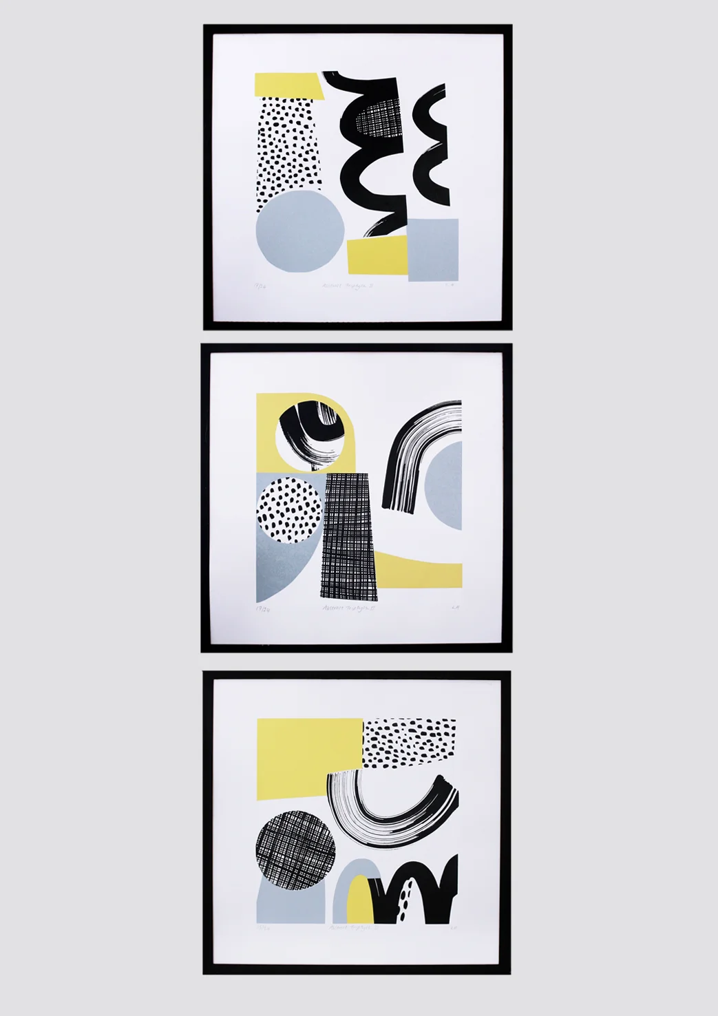Abstract Triptych 2 Screen Prints.jpg
