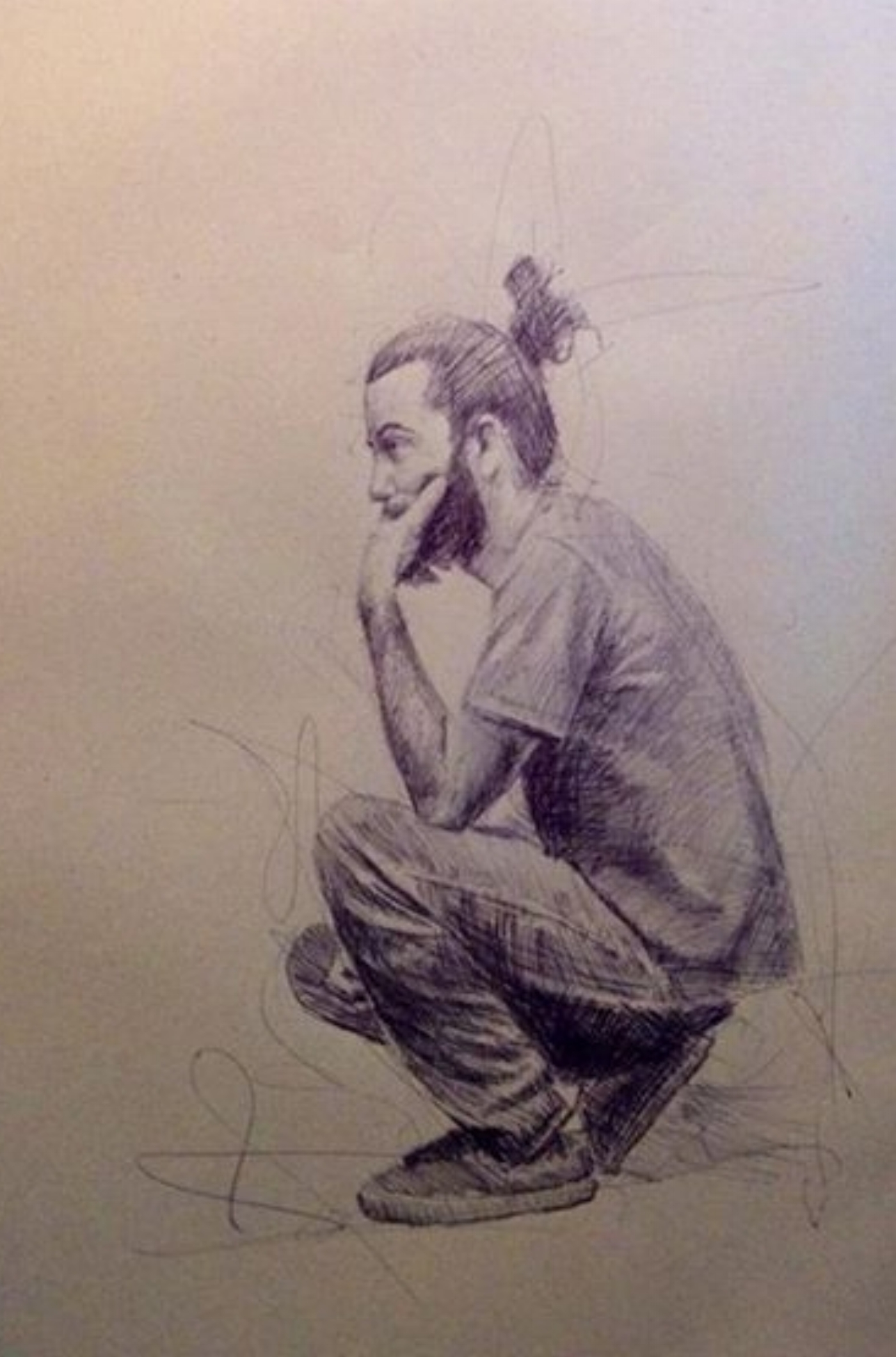Drawing by Eric Brennan (unbeknowst to Garick Tai-Lee during crits)