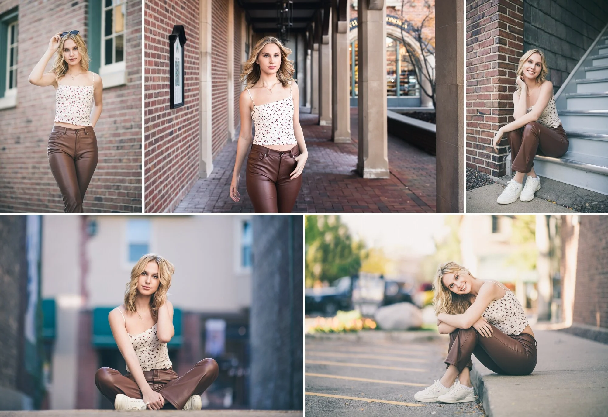 Modern High School Senior Portrait Session In Lake Forest IL Nicola 