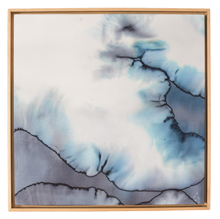 jana lamberti silk art gossamer, original silk art, mexico city artist