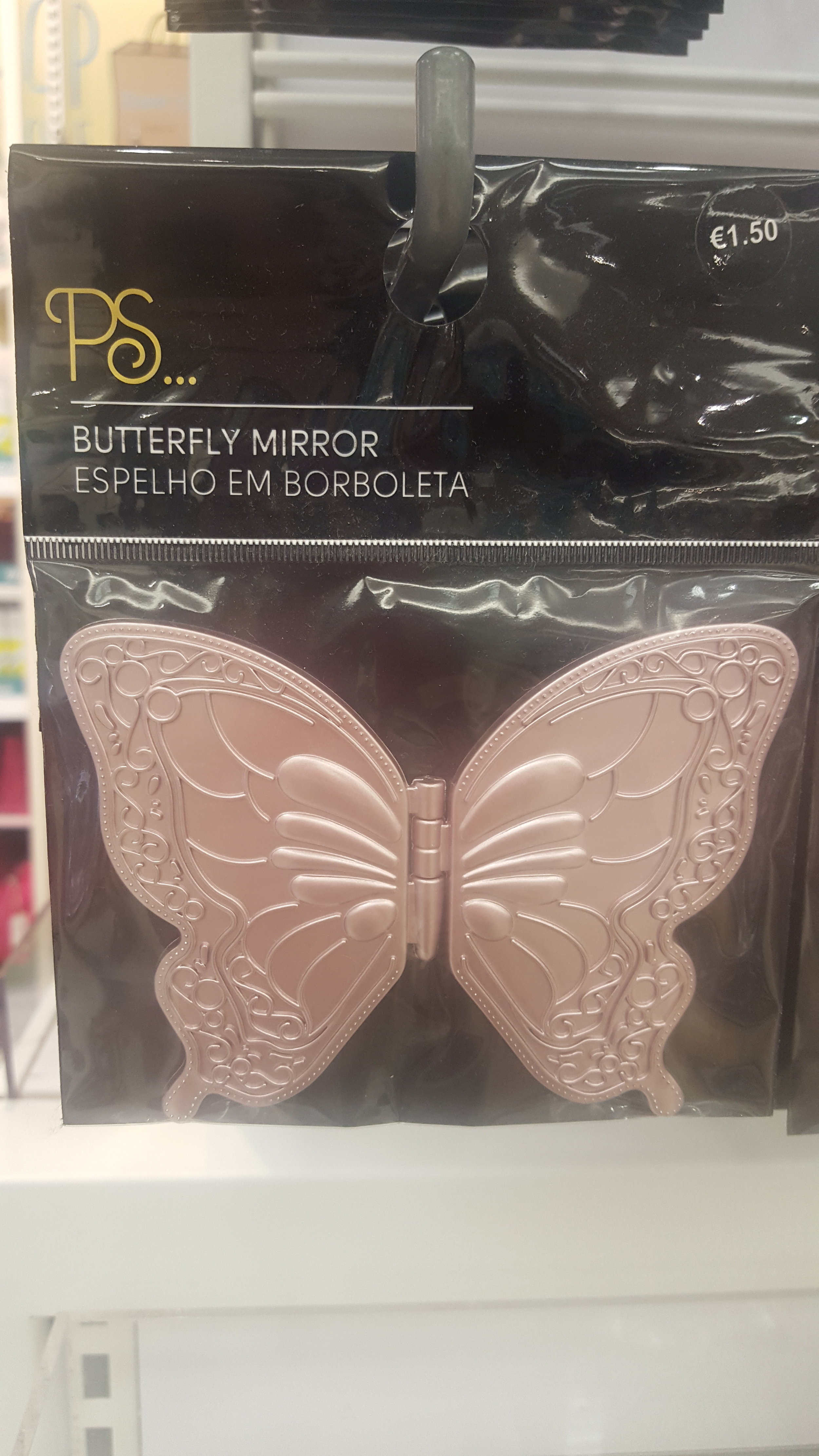 This super handy butterfly mirror that perfectly folds neatly into your handbag!