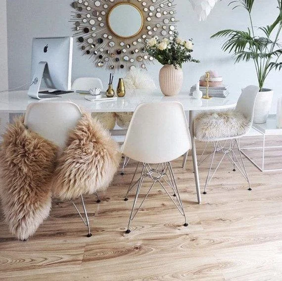 Sheepskin rug £45/€51 from etsy.com