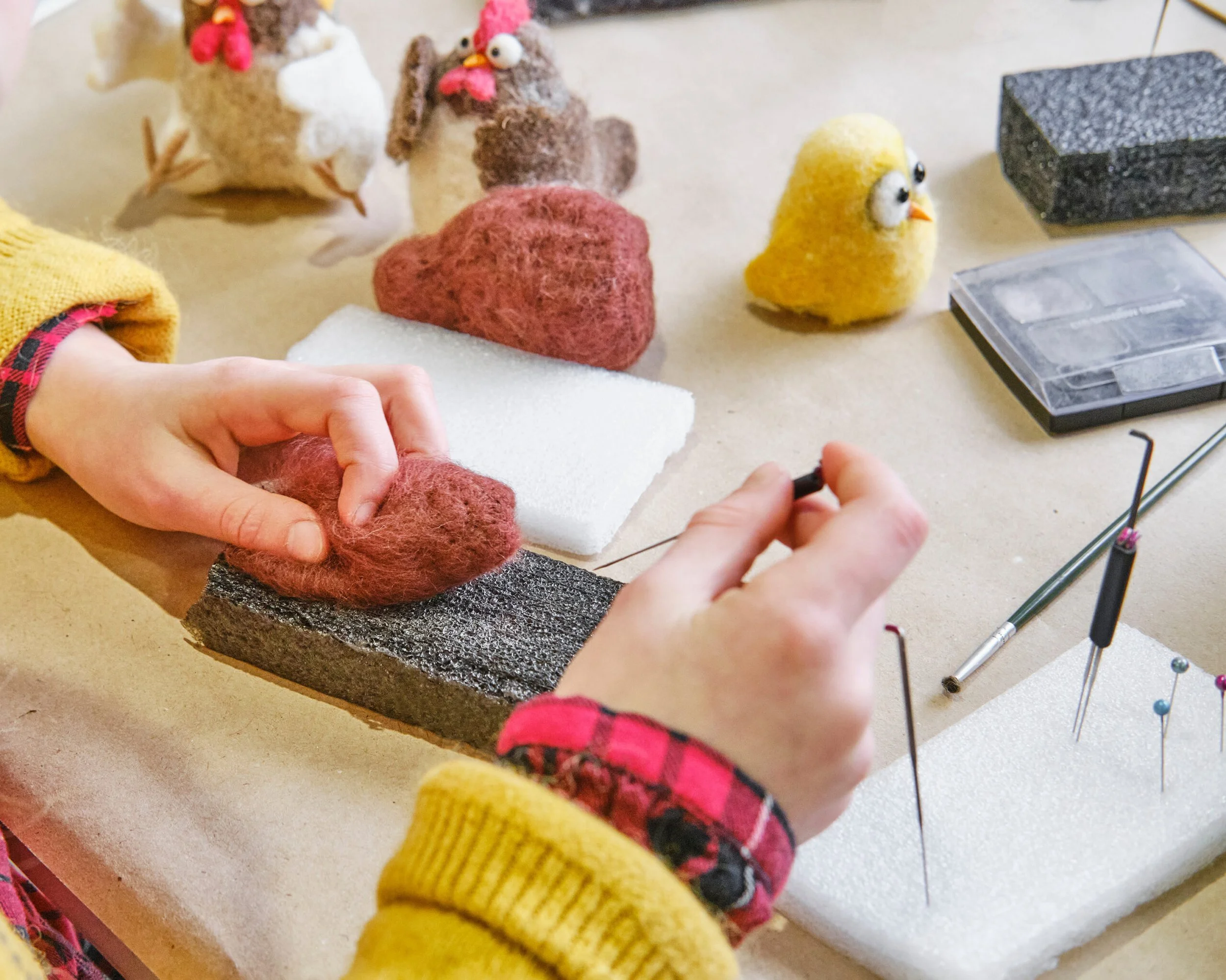 Spooky Needle Felting