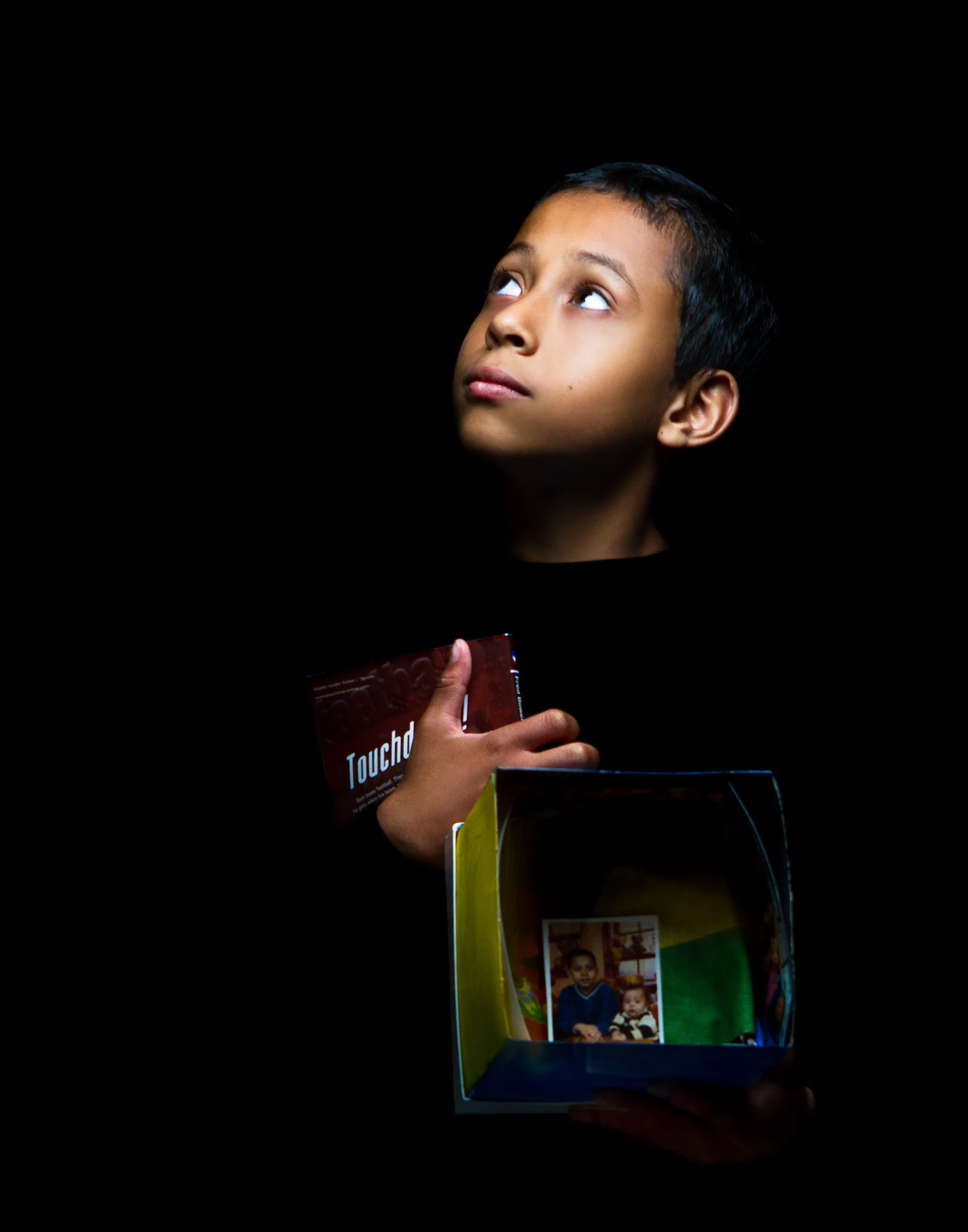 My Family and Friends I have a Cape Verde flag because I love my country and I have never been there before. I have a picture of me and my brother because he's the best brother in the world and he plays with me when I'm down. Nicholas D. 5th Grade, Rhode Island