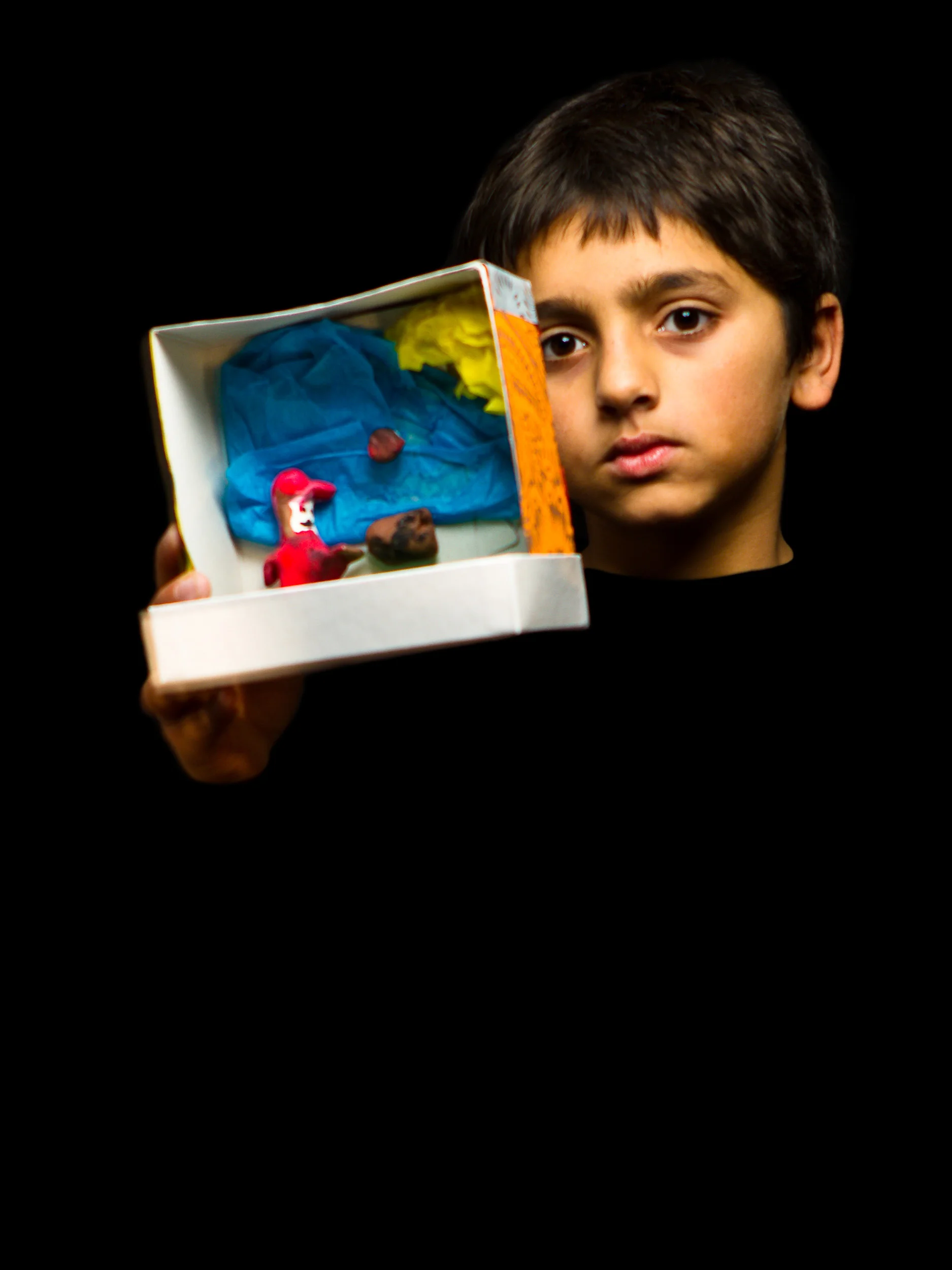 My box is about sports. I put a “Baseball” in the box because I like it. In my box, there’s a guy catching a ball. Anthony V. Friends Academy 4th Grade, Massachusetts 2011