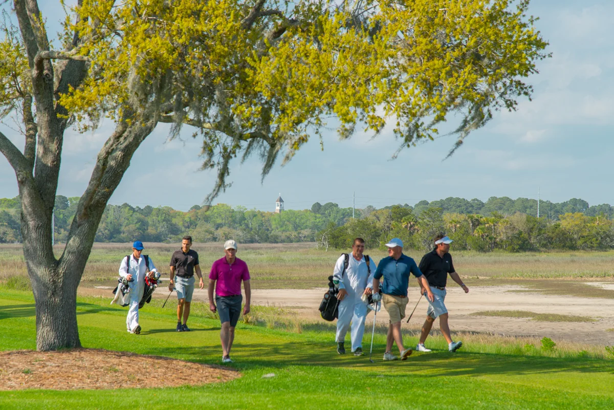 Secession Golf Club in Beaufort, S.C., has two golf carts for use by those with medical exemptions. "My job," says Director of Golf Mike Harmon, "is to make sure we never have three."