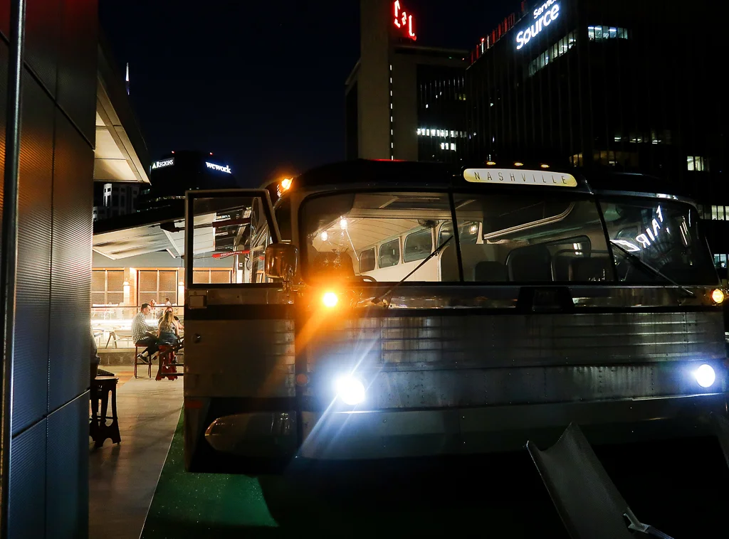 The Tavern at the Bobby Hotel Printer’s Alley Downtown Nashville Rooftop Bar via @ginka + ginkaville.com