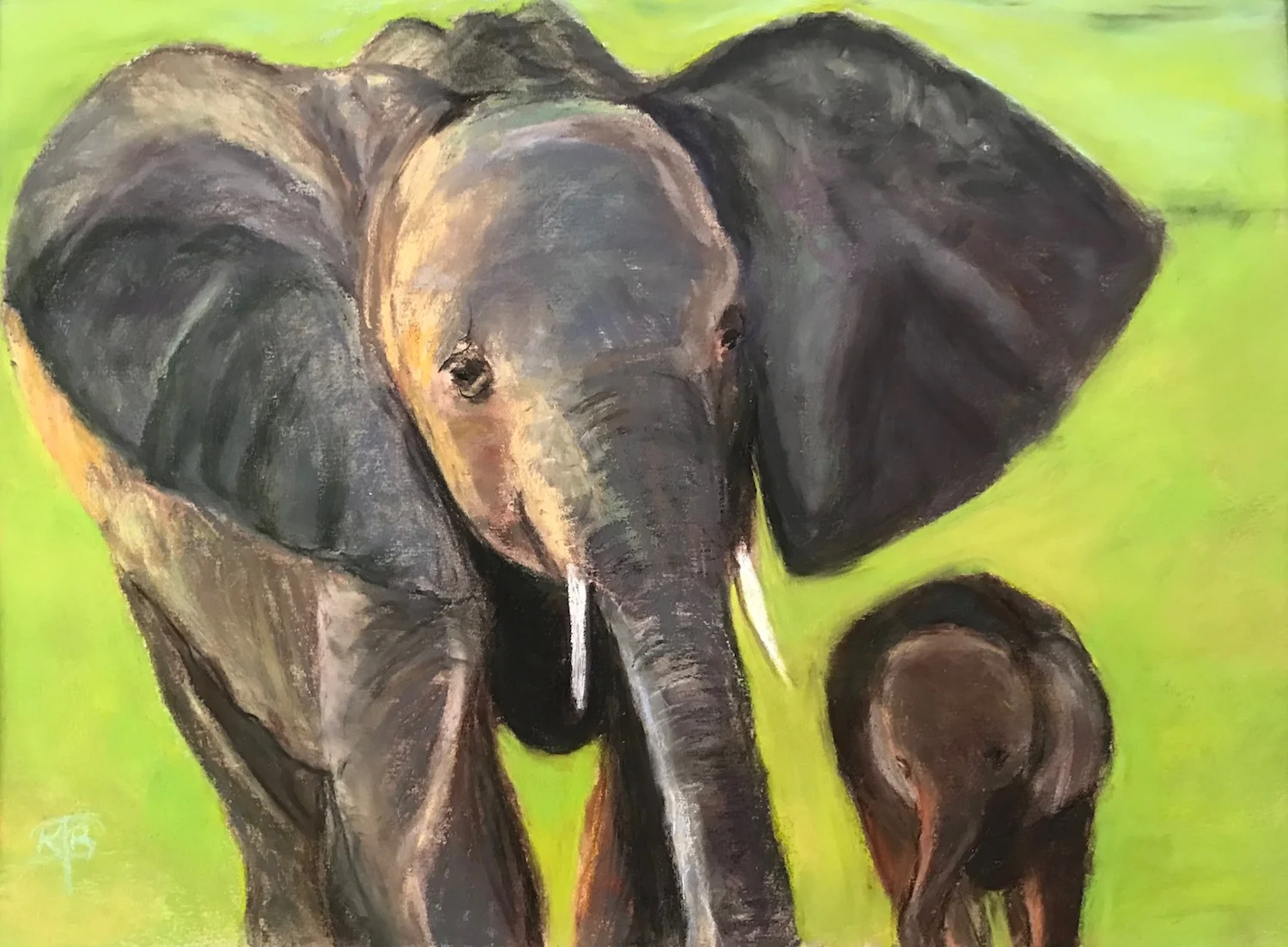 Elephant-Mom-&-Babe-pastel-painting-by-Kathryn-Beam-Troxler-IMG_6290.jpg