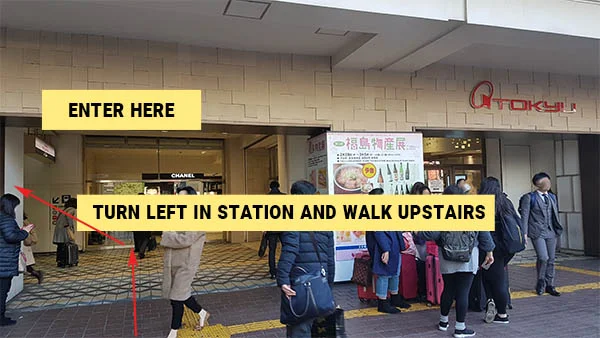 In this image the JR entrance is to the left and Shibuya Crossing is behind you. Image Source: Author’s Own Image.
