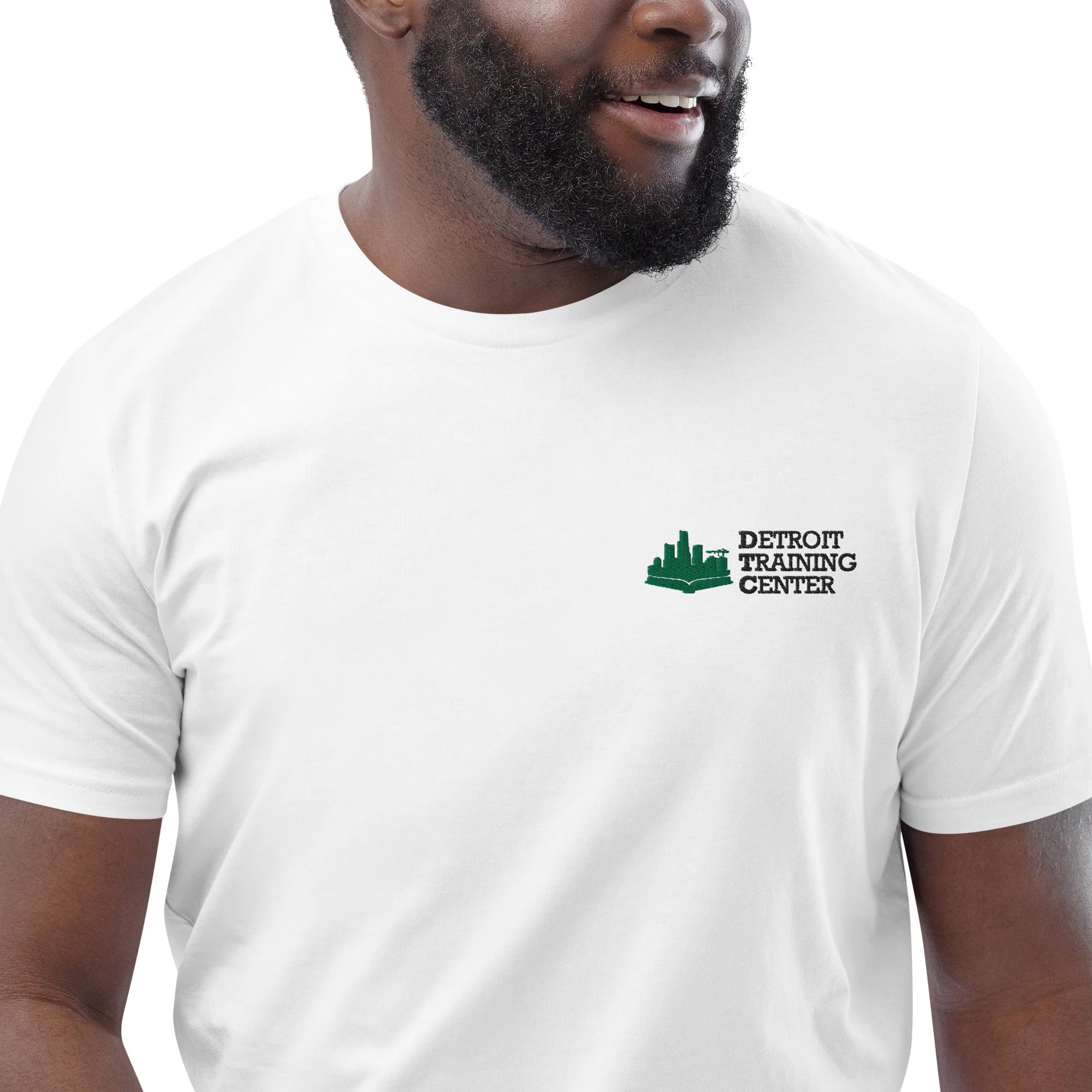 DRKSHDW Level certified organic cotton t-shirt スニーカー Unisex organic cotton t-shirt (White) — Detroit Training Center
