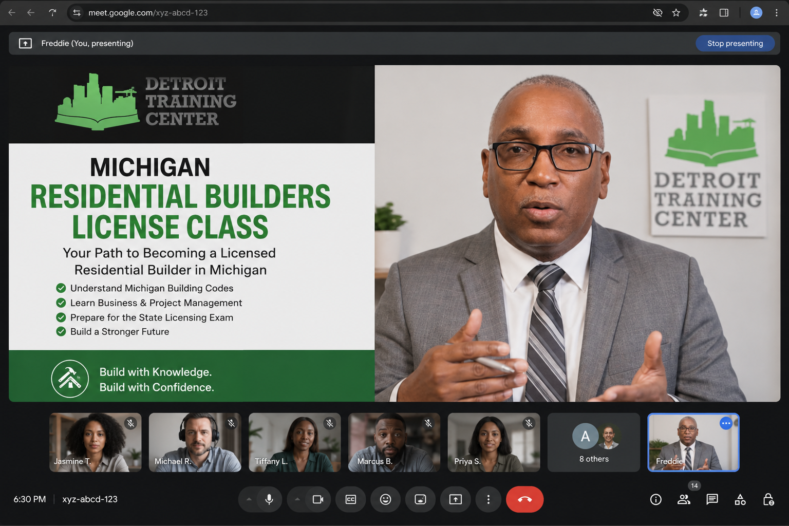 Michigan Residential Builders License Class $750 Total