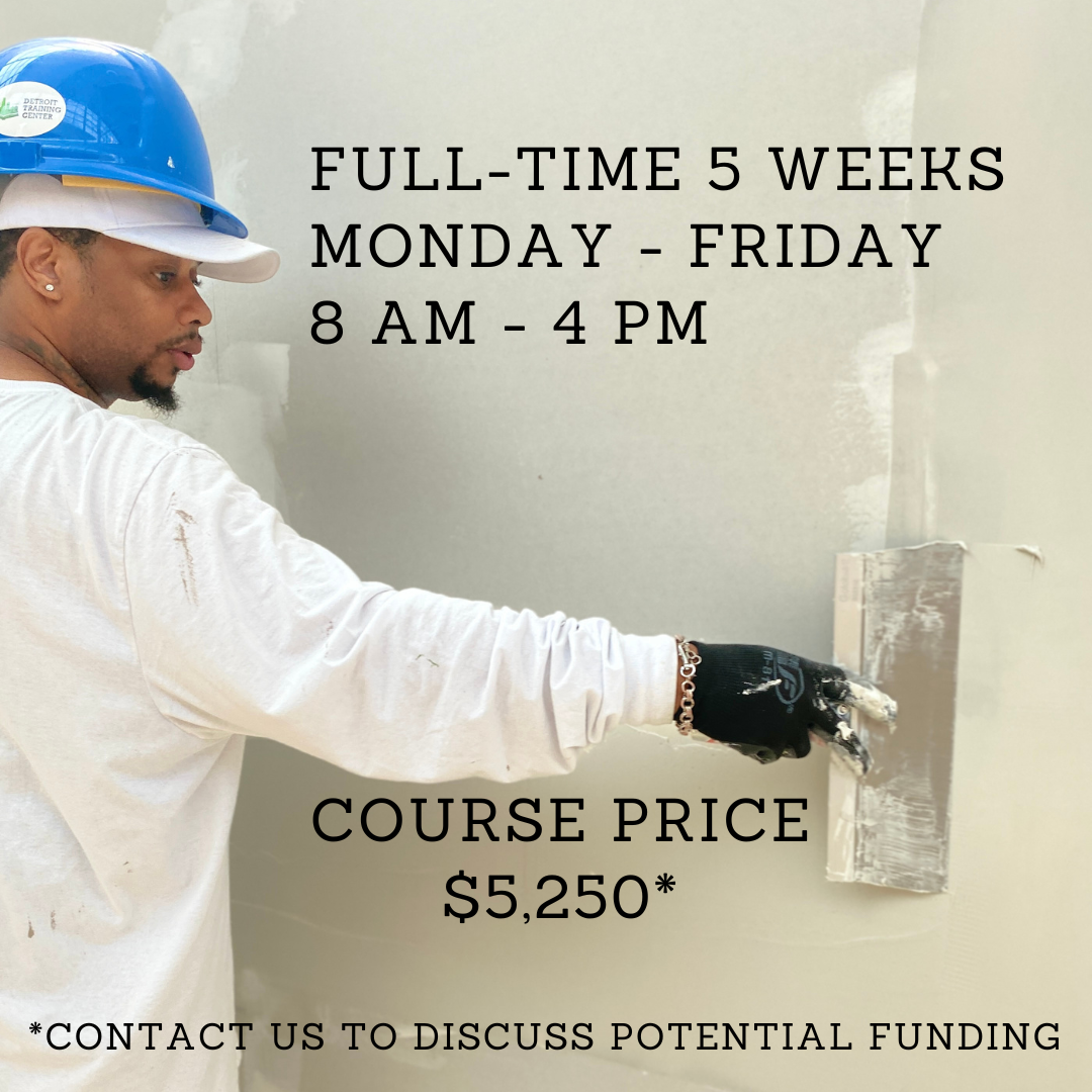 Drywall Finishing Training Program — Detroit Training Center