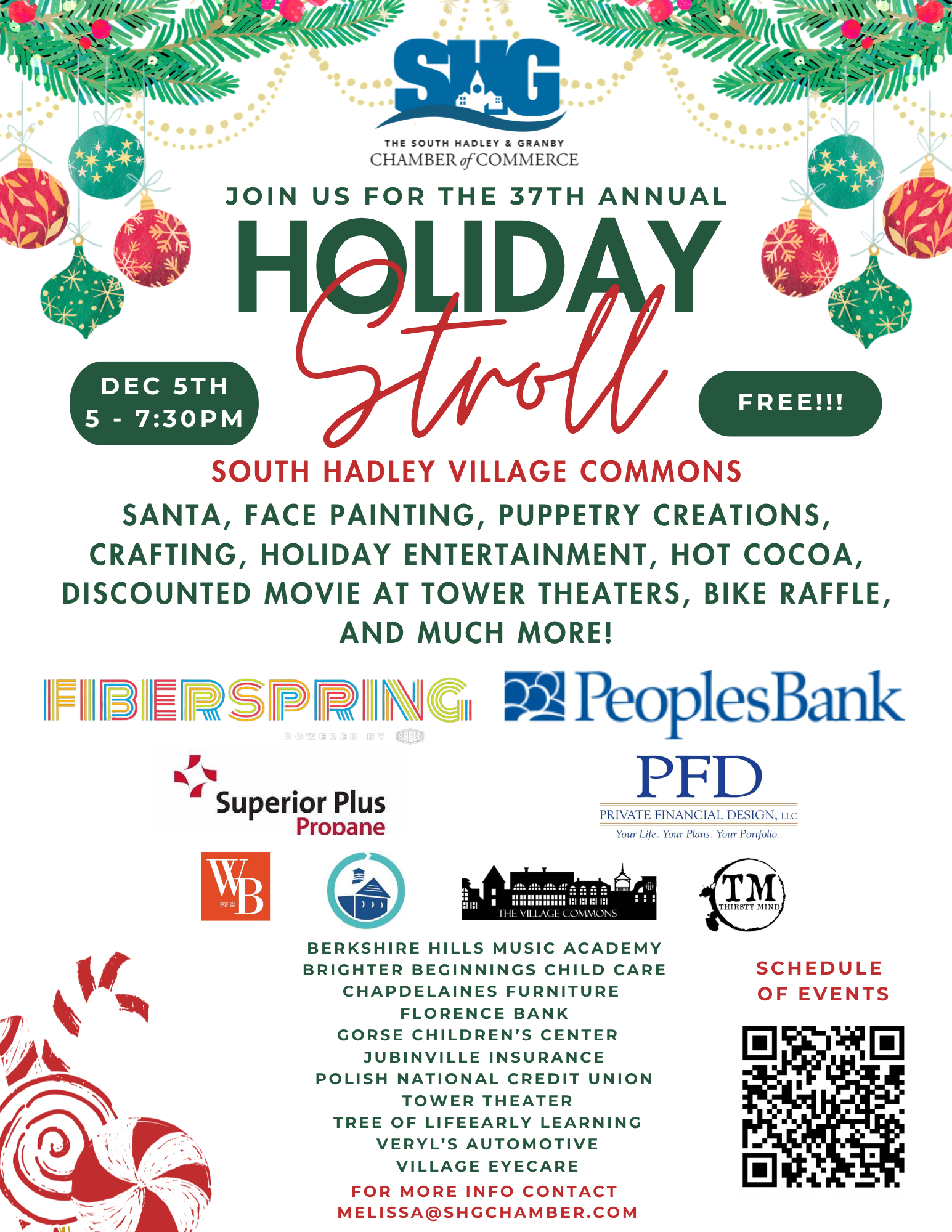 Annual Holiday Stroll at the Village Commons