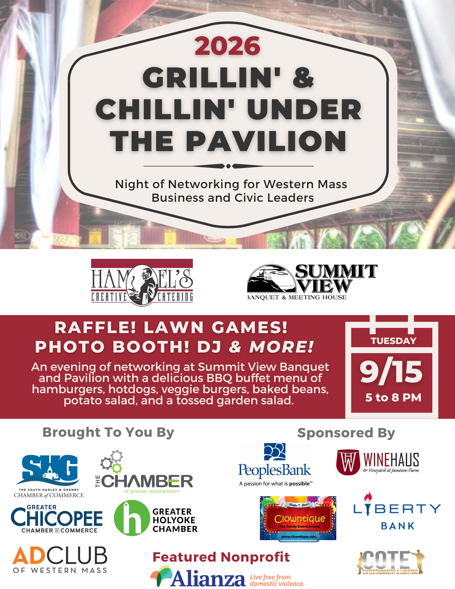 Grillin and Chillin Under the Pavilion