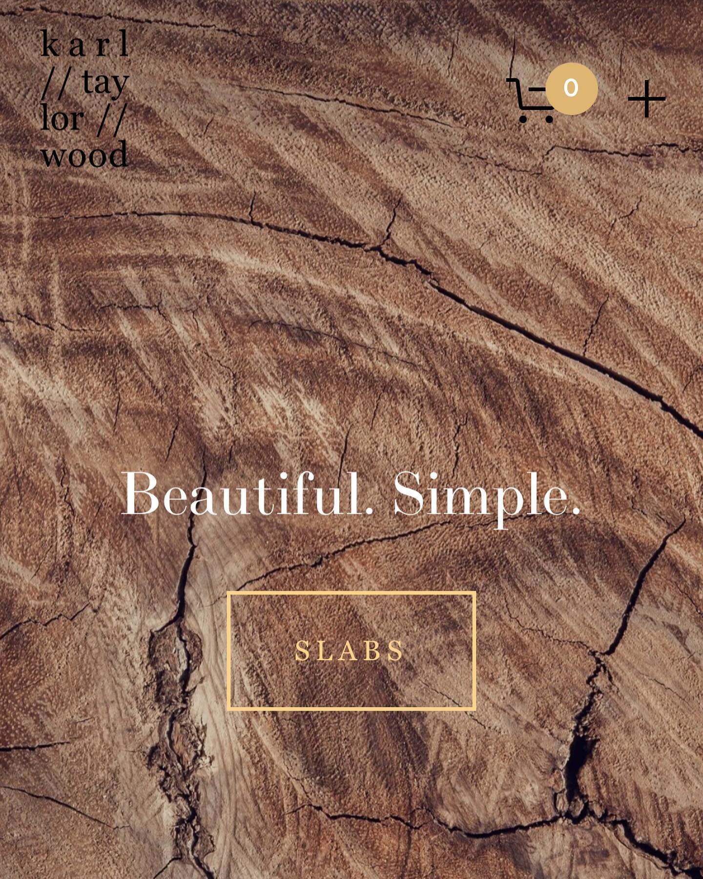 We&rsquo;ve been working on making it  easier to find the next slab for your project. Take a look through our online catalogue of slabs to find the one you have been looking for. #karltaylorwood #webdesign #store #slabs #cookies #furniture