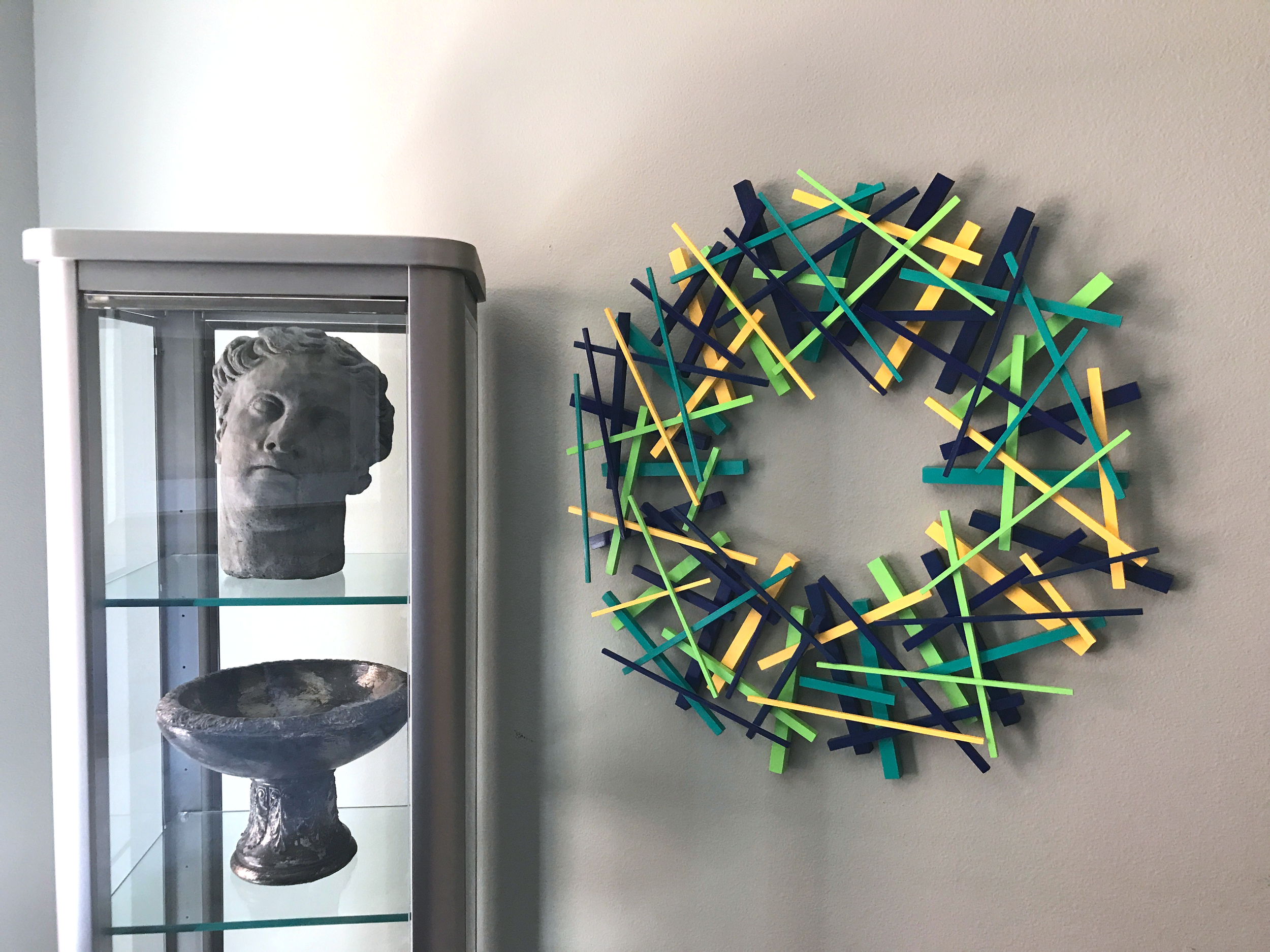 modern art display