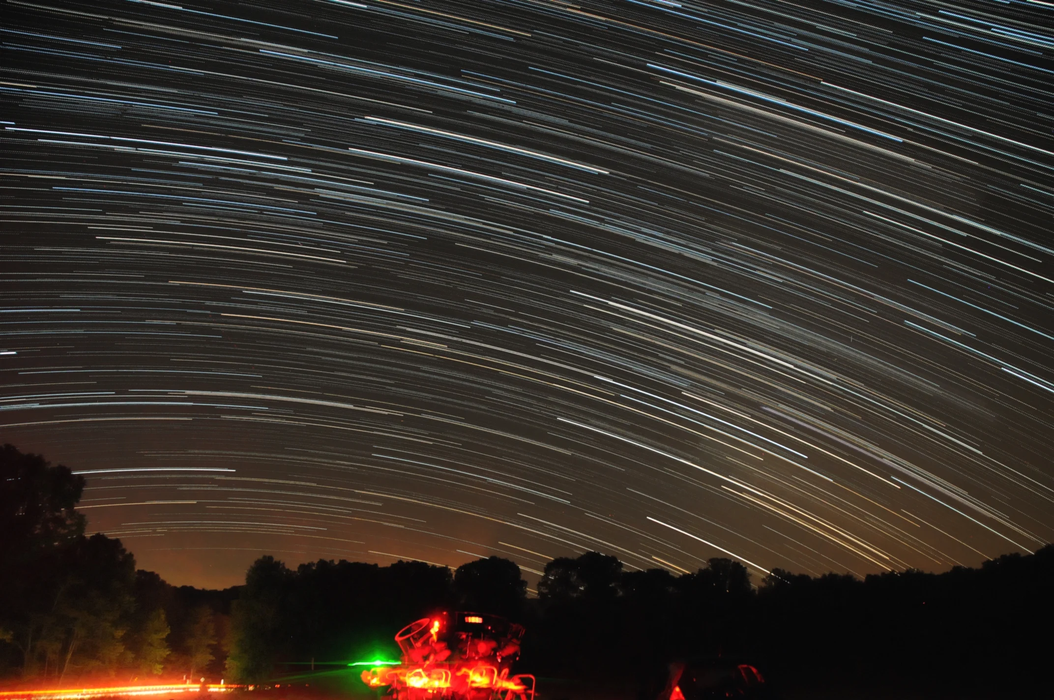 A night under the stars in the Hocking Hills, 2015