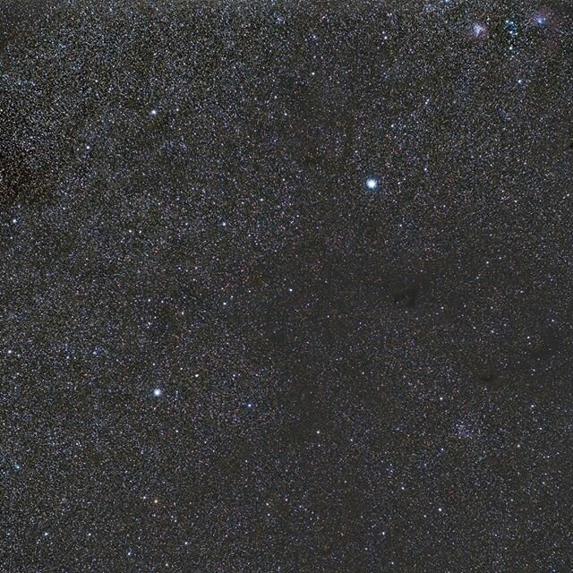 Sometimes we need a little perspective... Time image, of a small pyramidal slice of our milky-way passing through the region (as seen from our point of view) between the constellations Auriga and Gemini.  It there many thousands of stars.  Without a 
