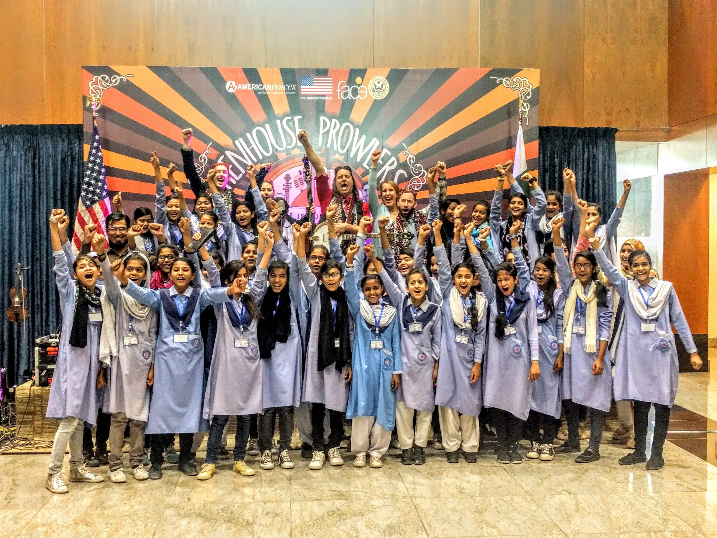 We did a workshop in Karachi with a young girls school and it was incredible!