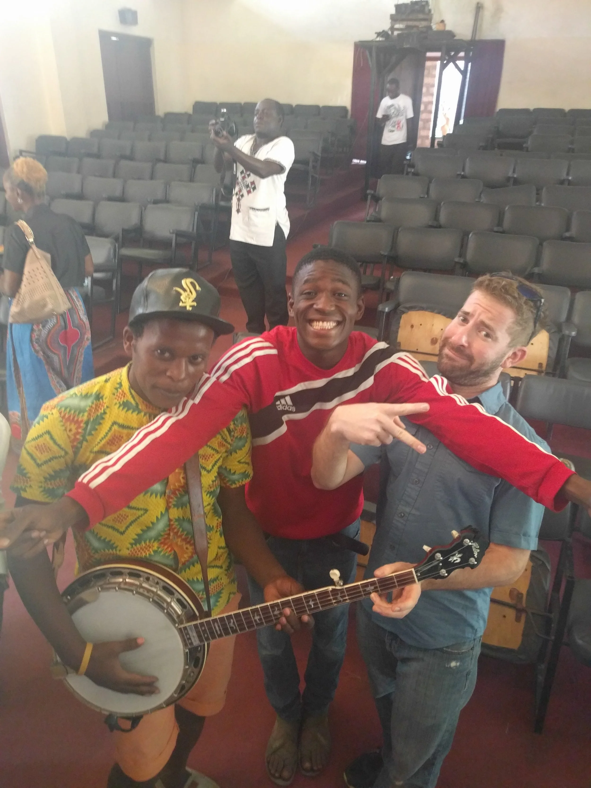 The banjo gets a lot of attention in much of Africa because it's almost never seen. There's some serious irony in that statement, since its roots couldn't be more firmly planted there.