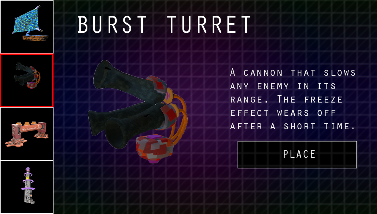 This iteration of the shop menu was the work of myself and my teammate and fellow Designer James Fulmer. While the above image is not the final design of the shop menu, it is the first iteration of what became the final design. Players would hover o