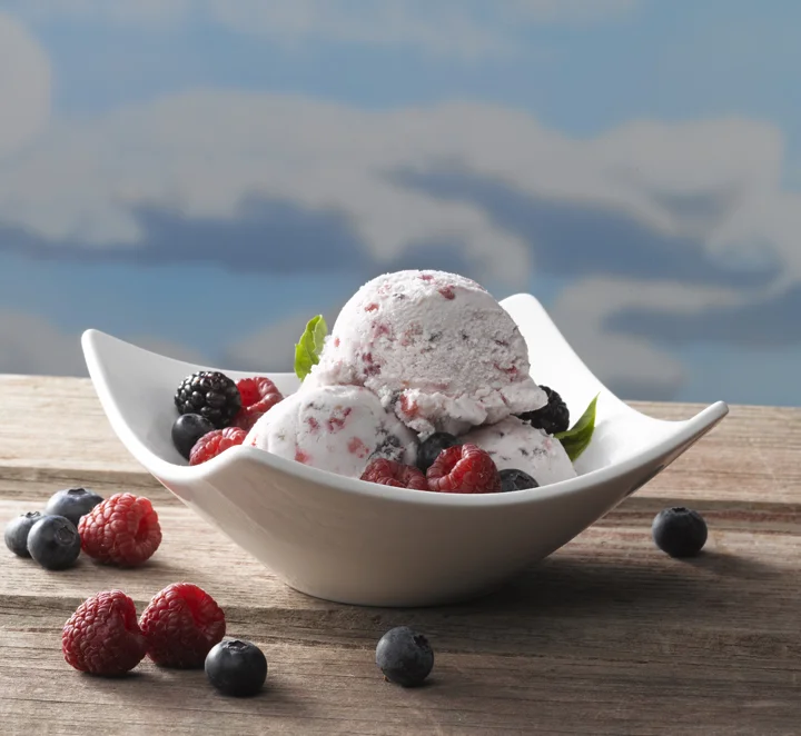 Housemade Berries & Creme Ice Cream