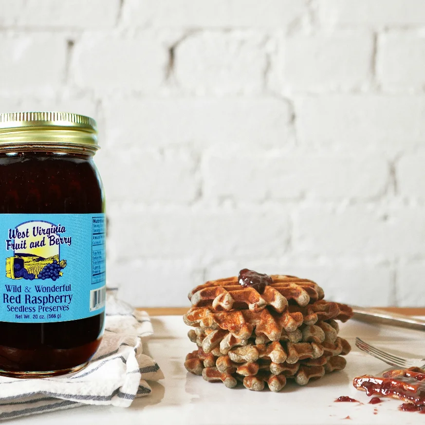 WILD & WONDERFUL RASPBERRY WAFFLES 
