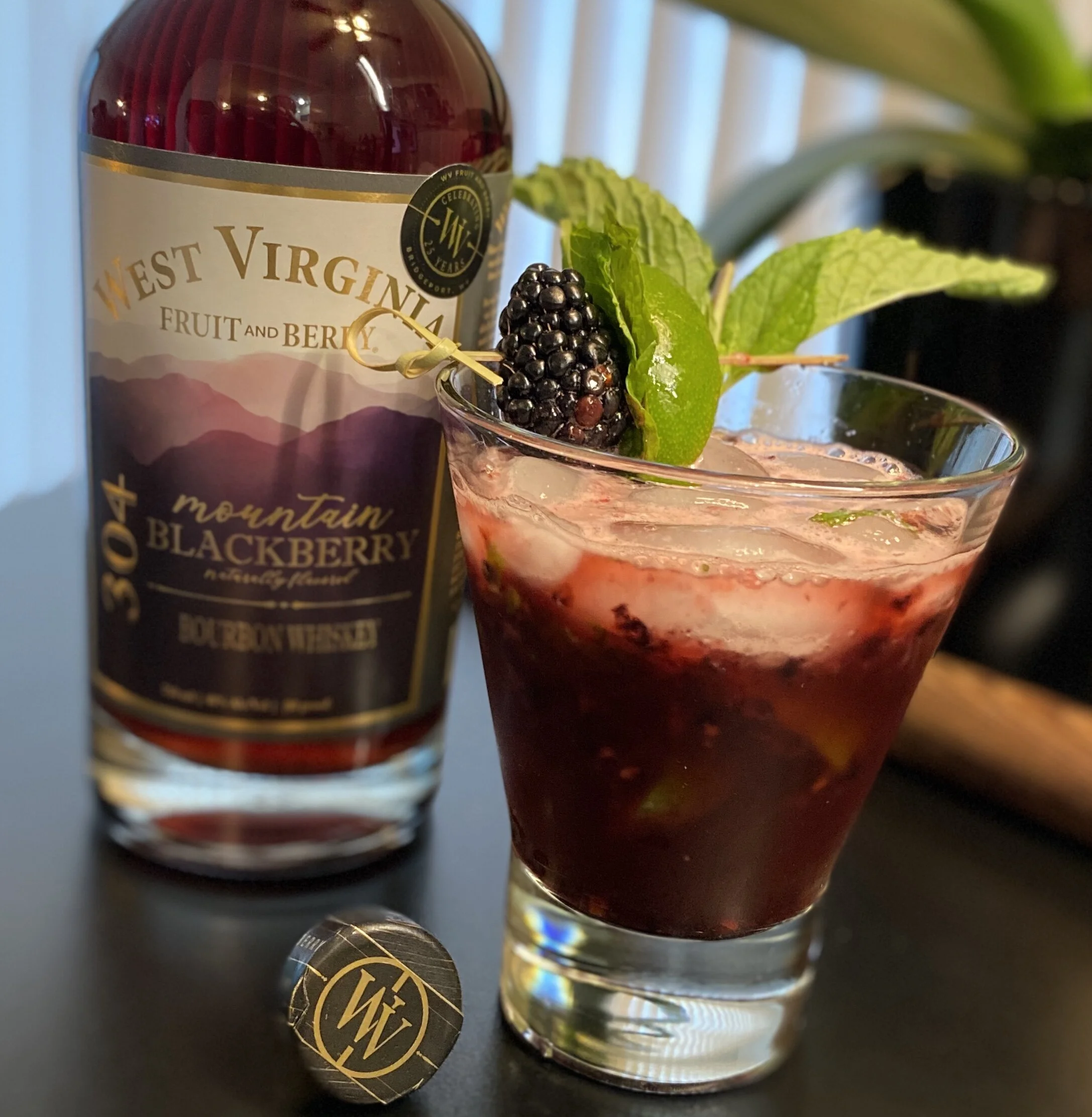 Mountain Blackberry Bourbon Smash
