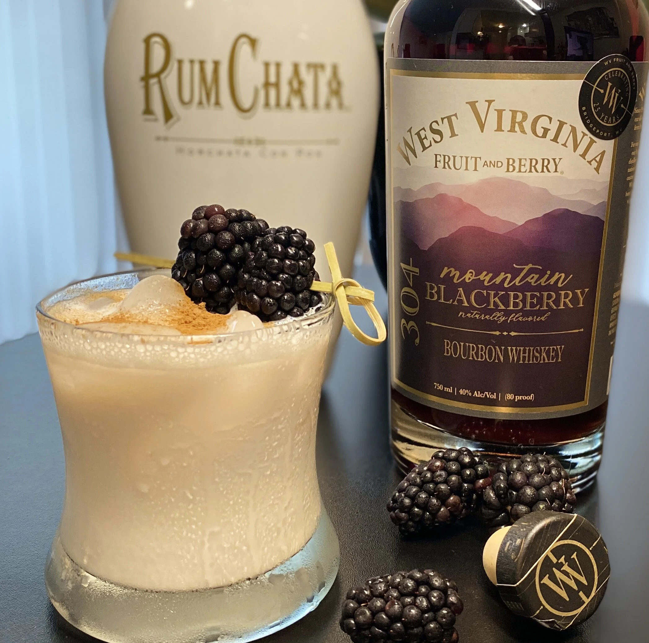 Blackberry Bourbon Cream