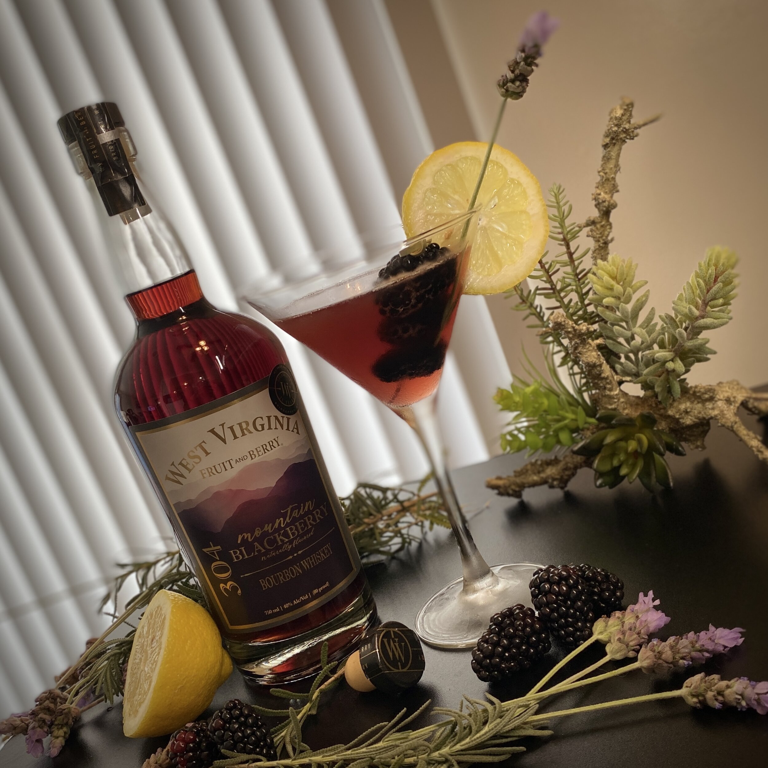 Blackberry Lavender Martini