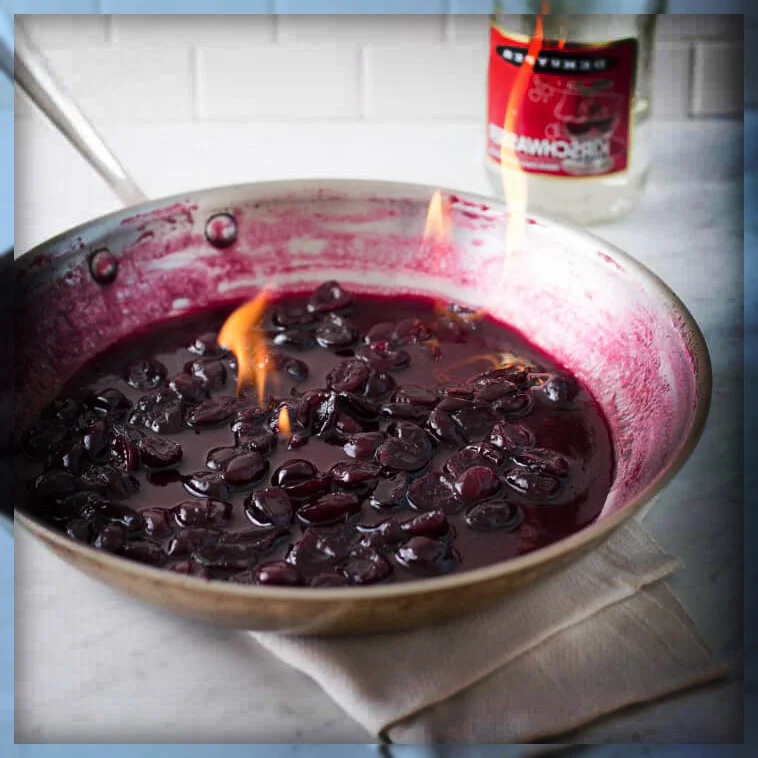 Flaming Cherries Jubilee