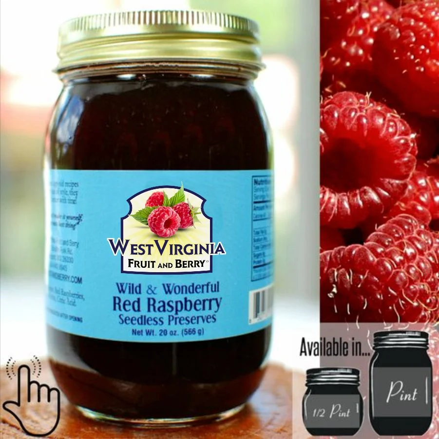 Wild and Wonderful Red Raspberry™ seedless preserves