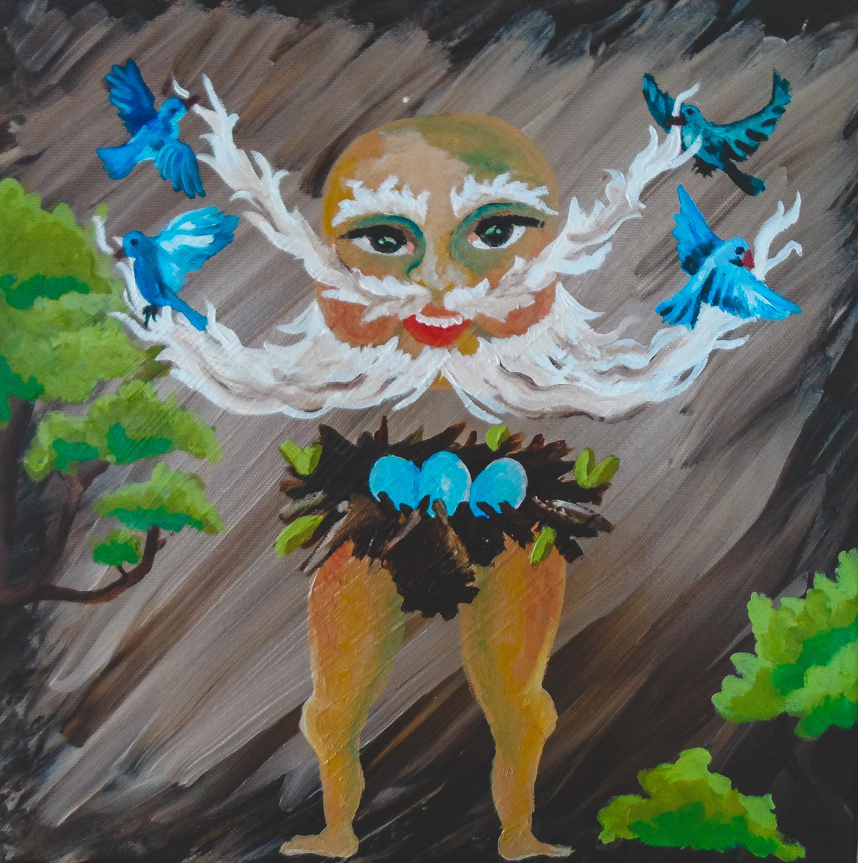 "GrandLegs for the Birds" (SOLD)