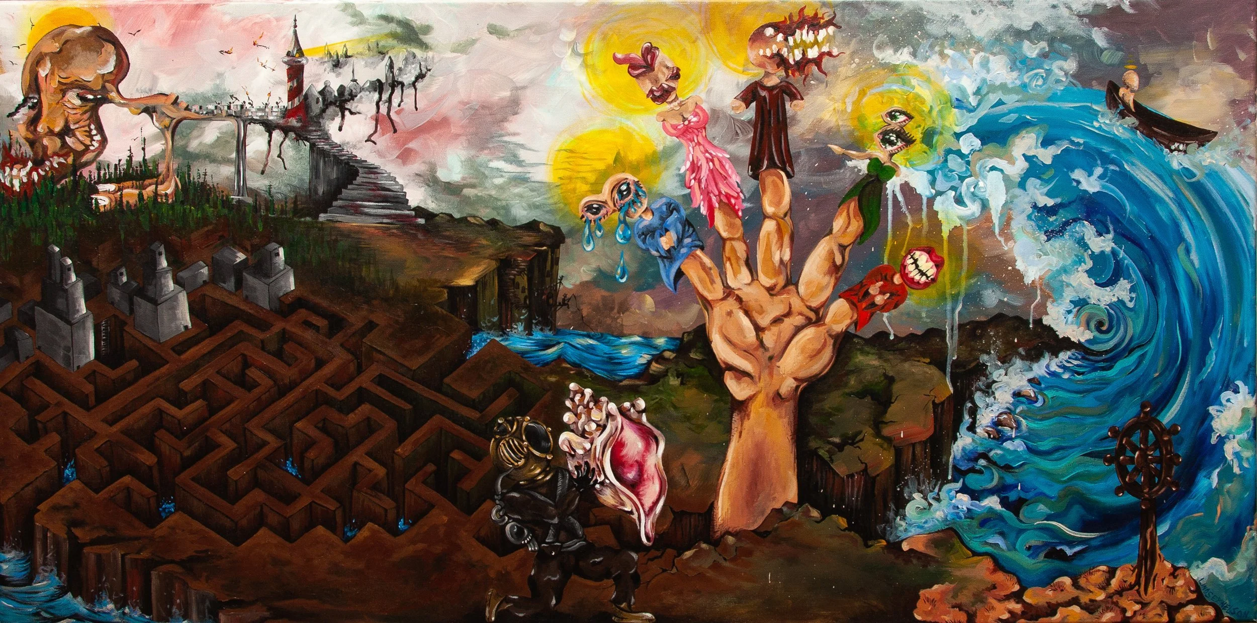 "One Day" 4'X3' $800