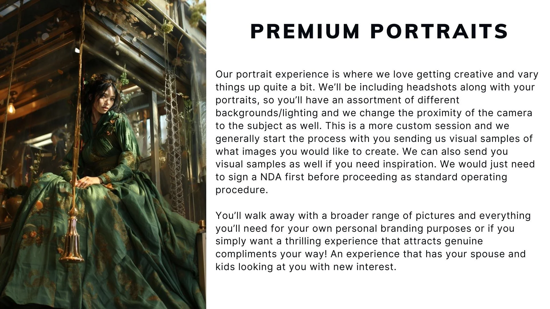 premium portraits