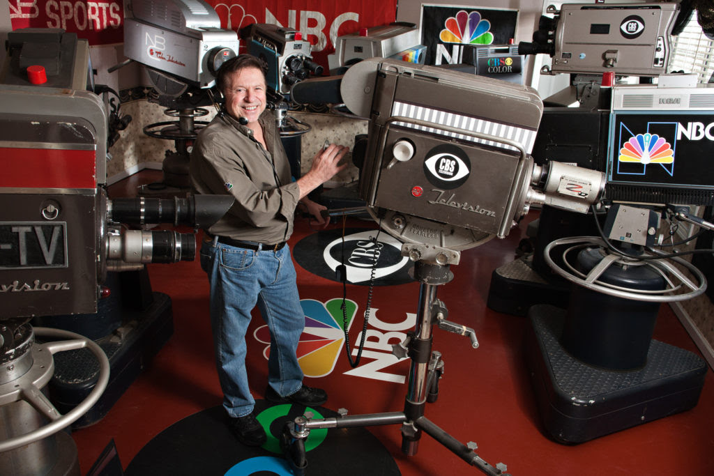  Bobby Ellerbee and his twentieth Century broadcast television camera collection in the “Eyes of a Generation” museum in Georgia.  Check it out here:&nbsp; http://eyesofageneration.com &nbsp; 