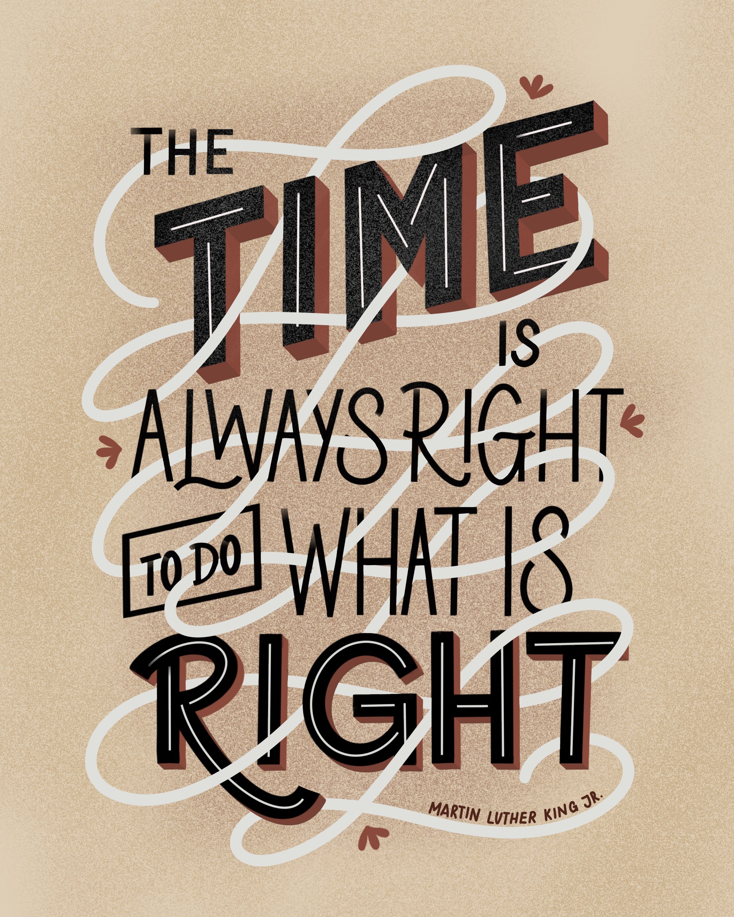 The time is always right to do what is right