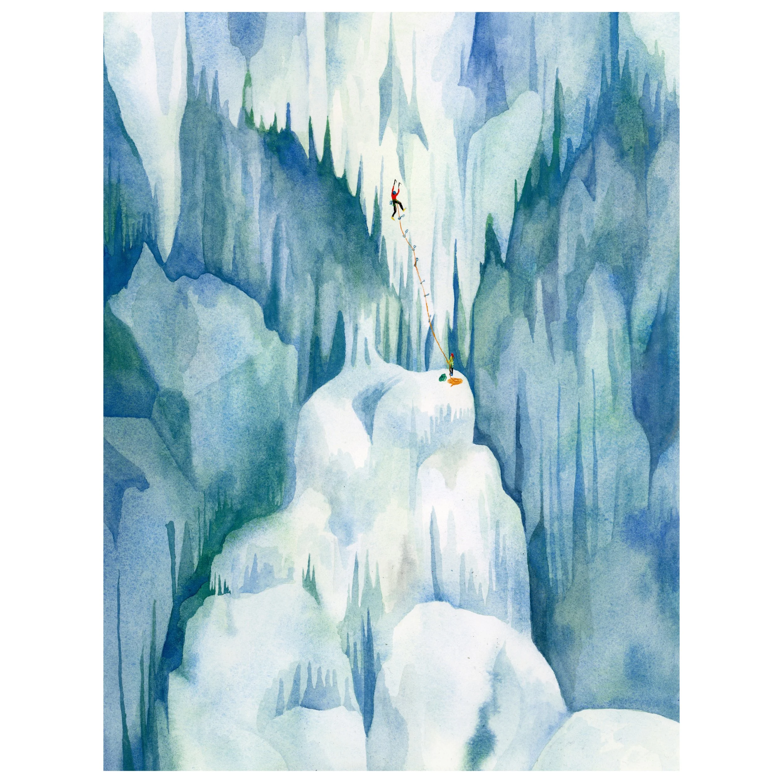 Ice Climbers Print