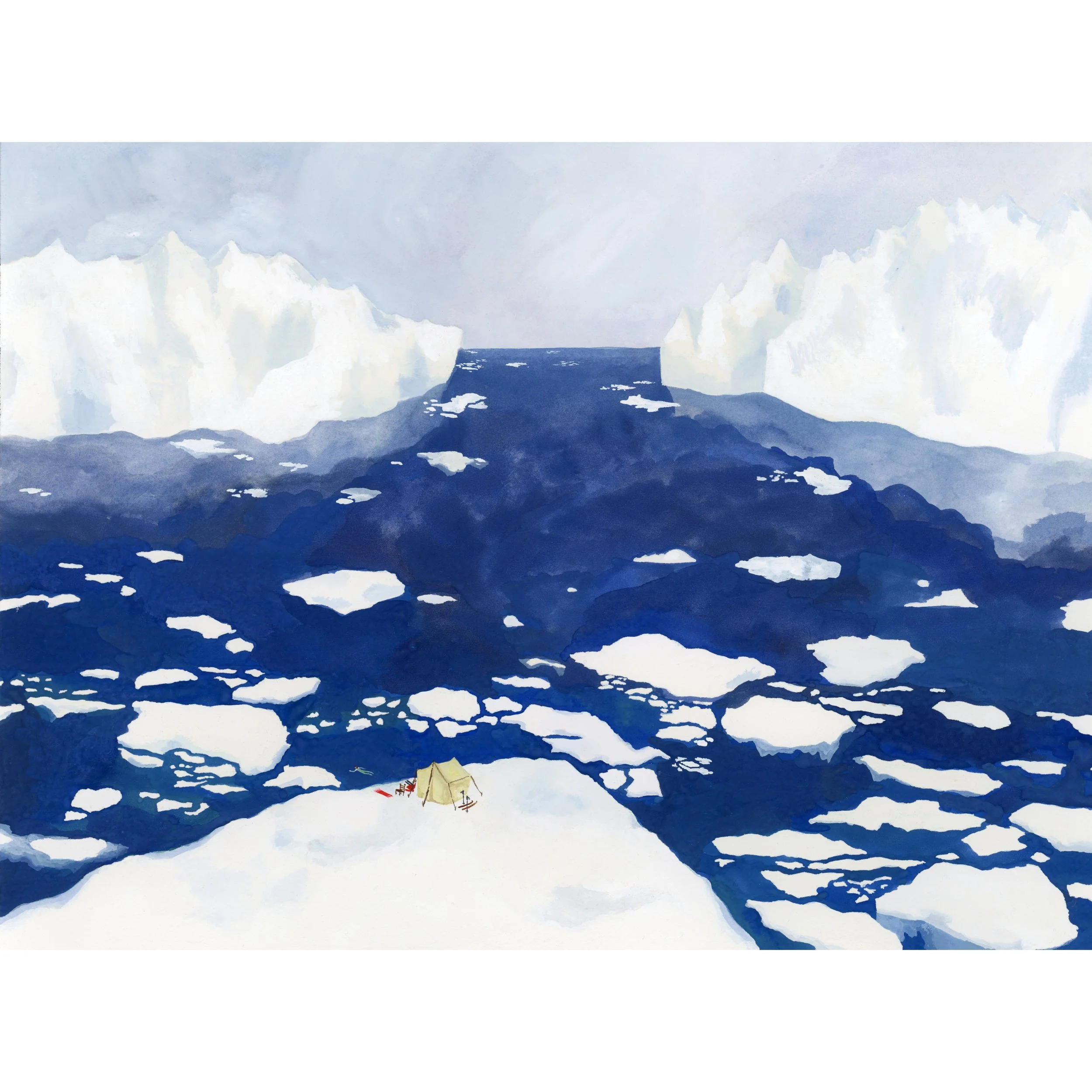Skinnydip in the Arctic Print