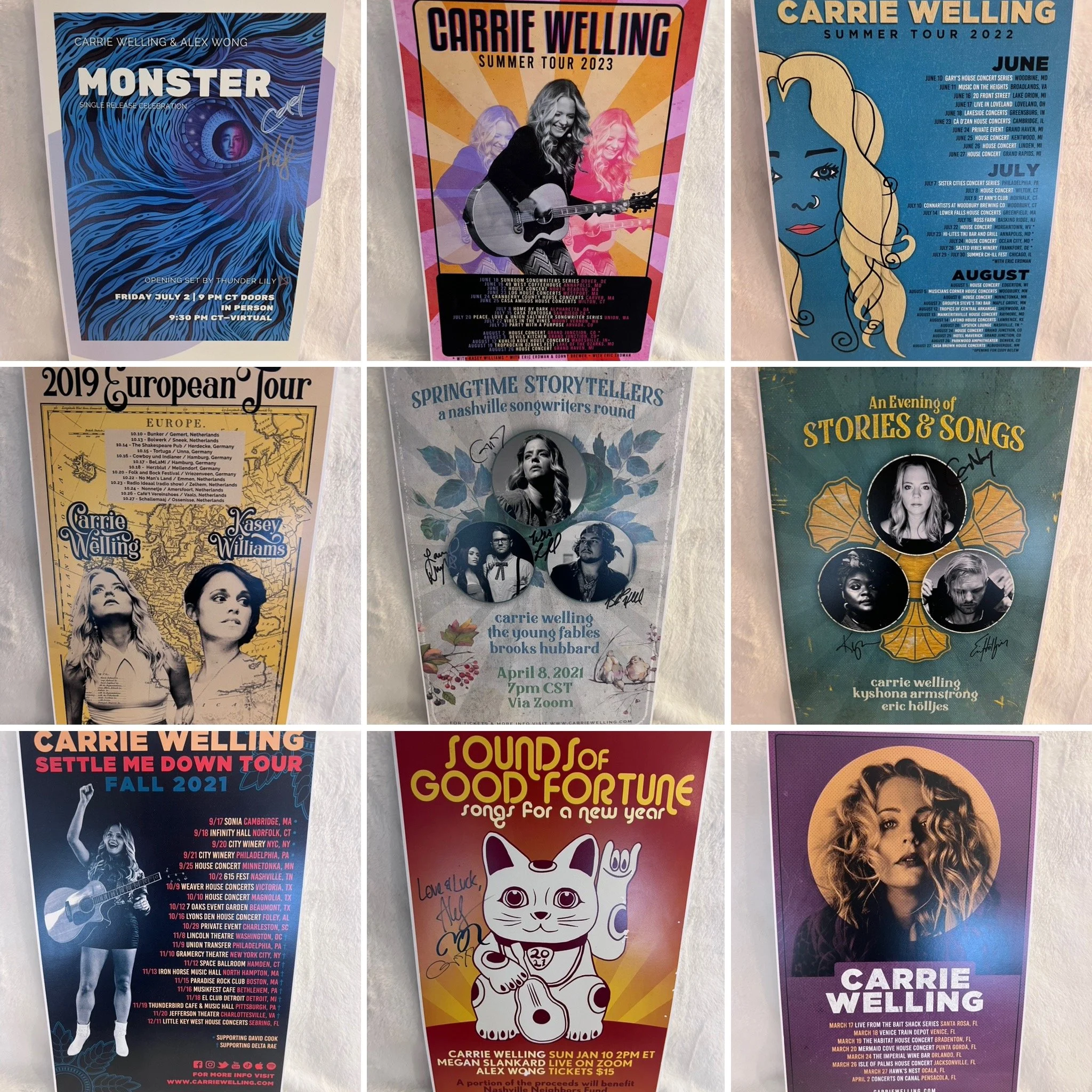VIntage Tour Poster(s) signed