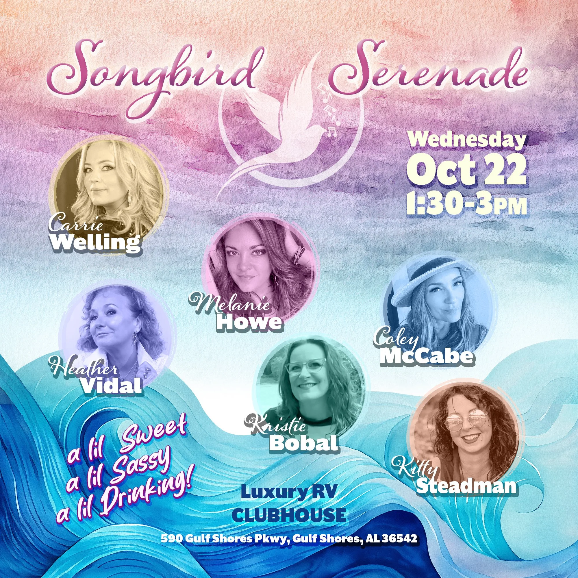 Songbird Serenade Oct 22 1:30-3:00
