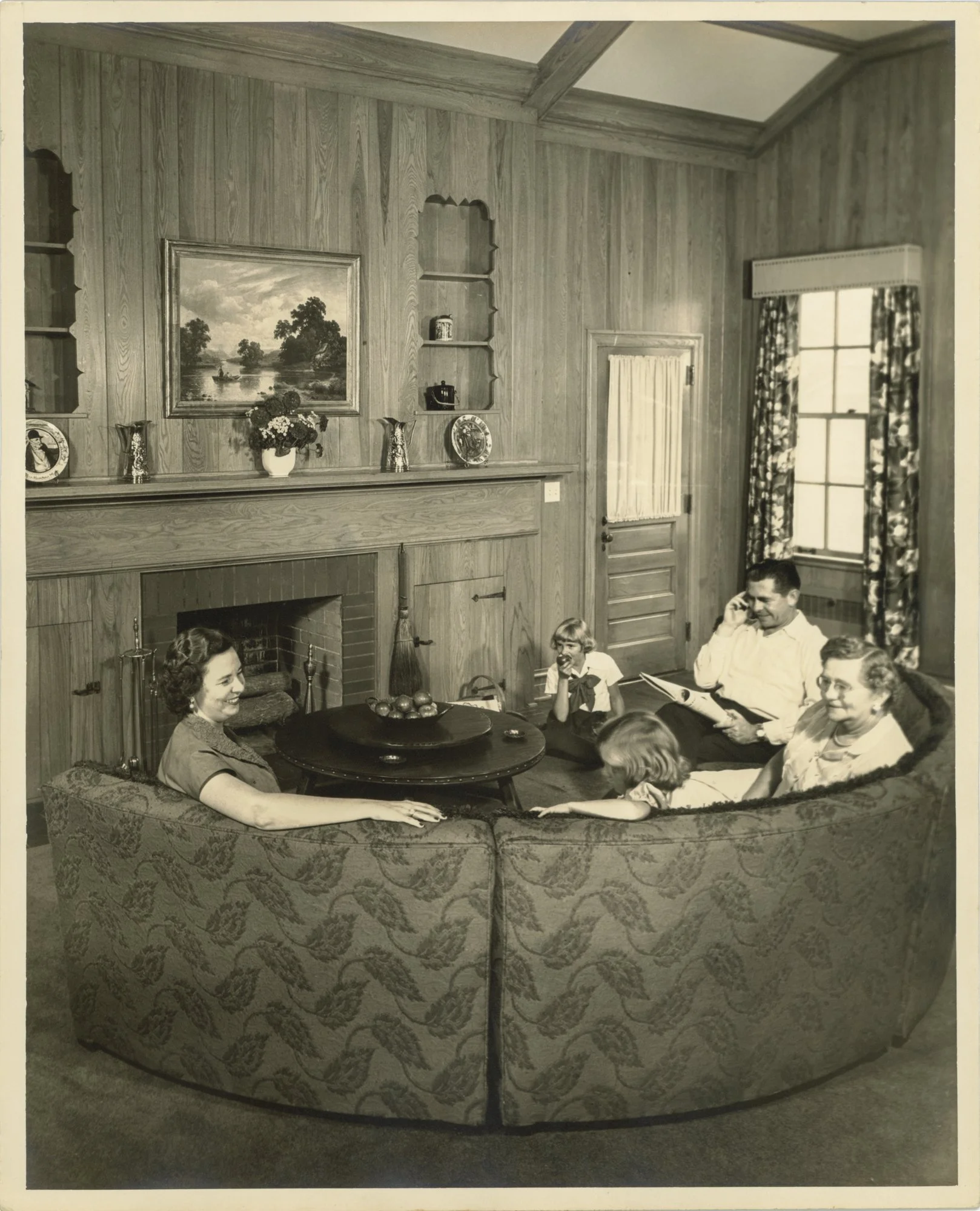 ©Lisa McCord, Family in Gameroom, 1950.jpg