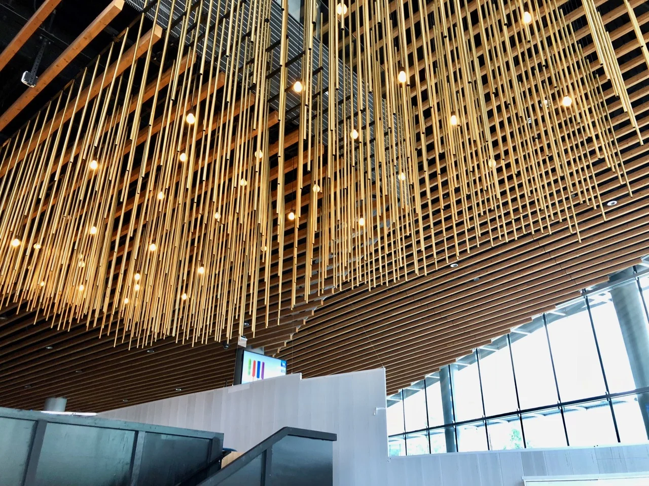 Wine bar art, Vancouver Convention Centre