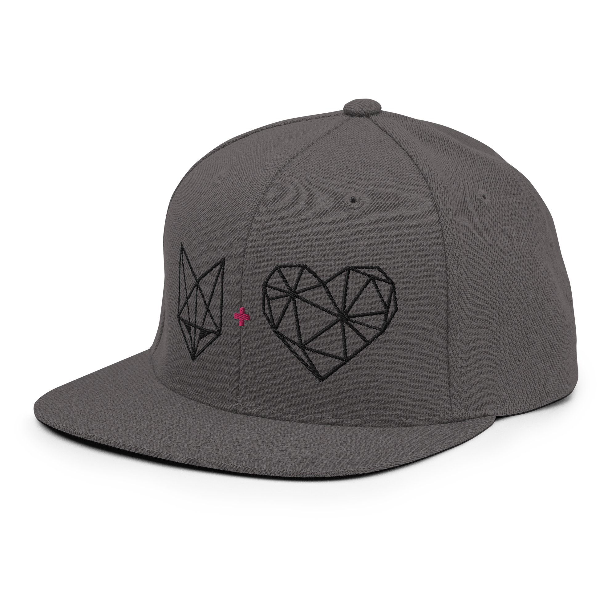 FOX+HEART-Brand Rep-Snapback Hat-Dark Grey-3.png