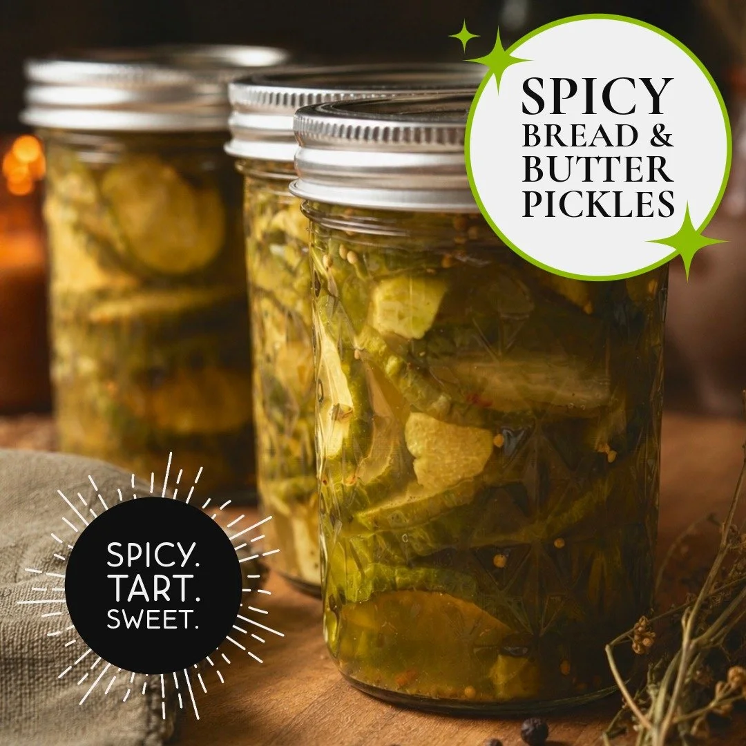 Spicy Bread &amp; Butter Pickles