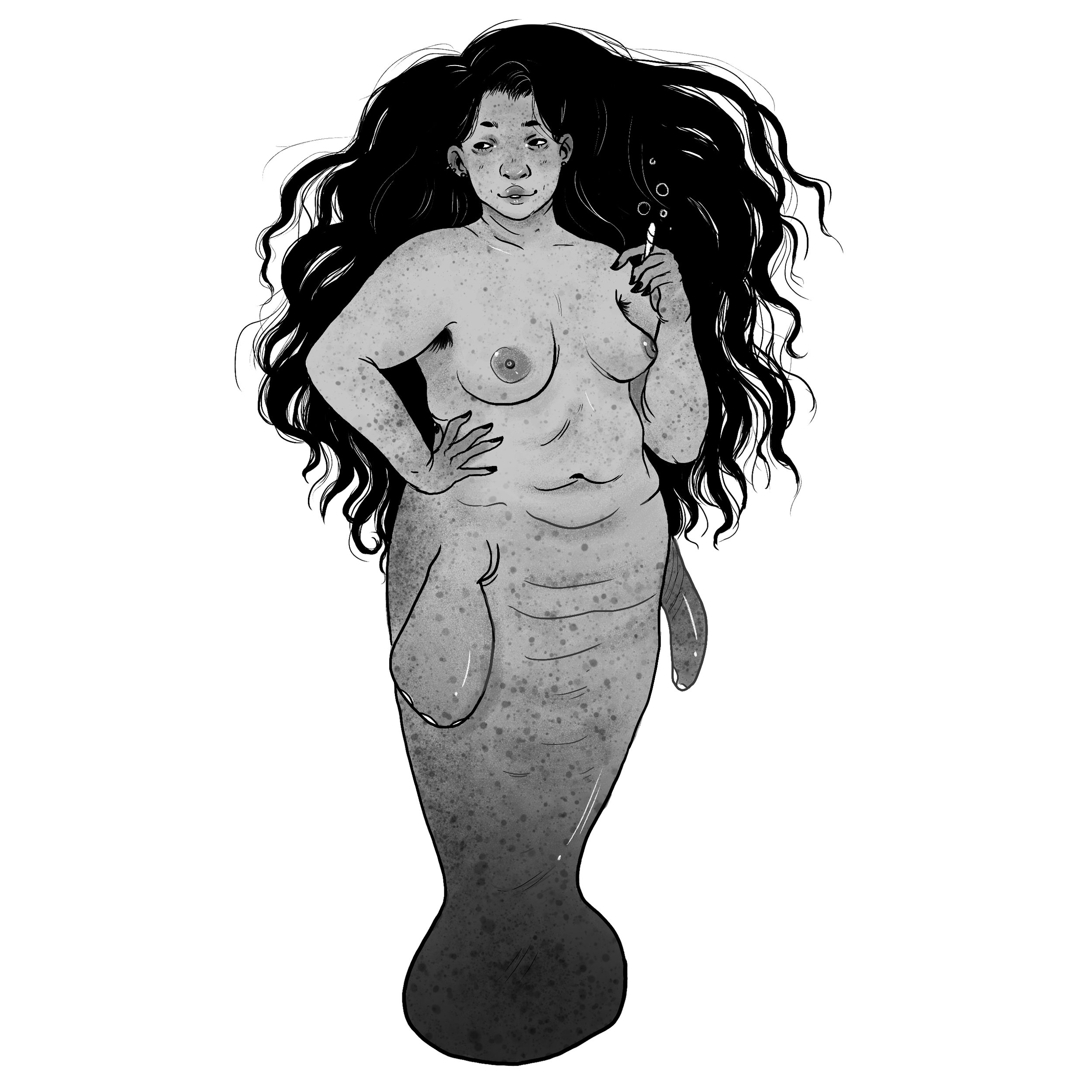 Manatee Mermaid