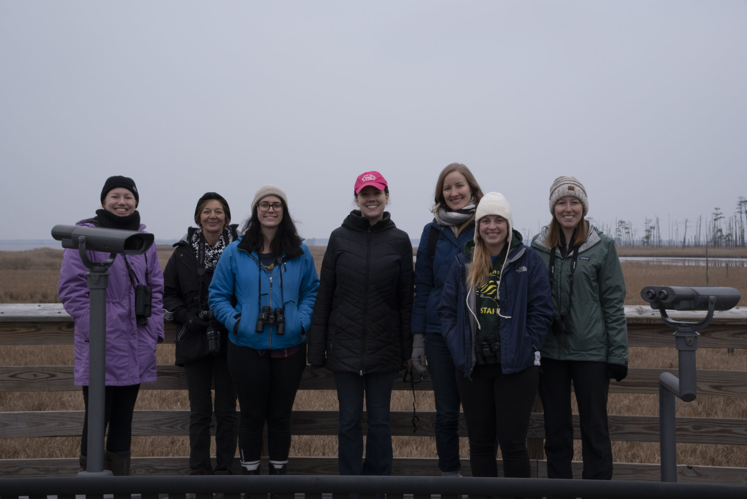 After a birdwatching tour, led by Volunteer Coordinator Michele Whitbeck, we visited the Harriet Tubman Underground Railroad visitor Center. (Photo by Kaitlyn Dolan )