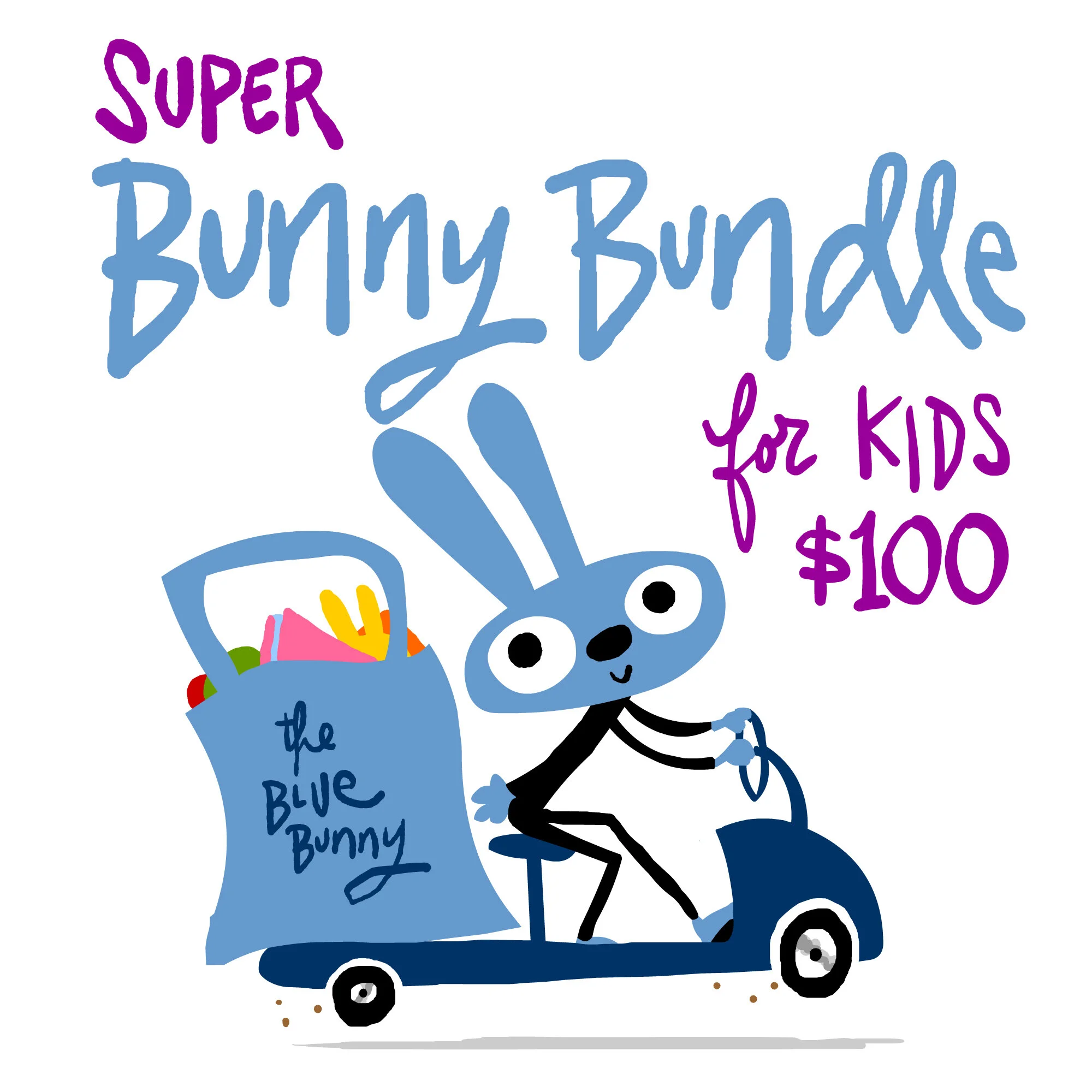 Super Blue Bunny Bundle