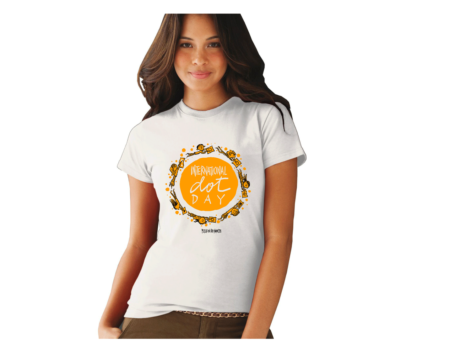 Dot T-shirt, based on the book THE DOT by Peter H. Reynolds for  International Dot Day.